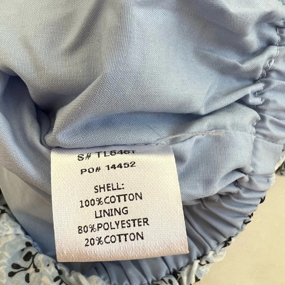 English Factory Floral Print Puff Sleeve Peplum Top Size M Baloon Sleeve… - Picture 7 of 8